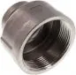 Preview: Muffe und Reduziermuffe aus Edelstahl 1.4408, runde Ausführung, bis 16 bar, Rp- oder NPT-Gewinde, alle Größen