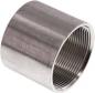 Preview: Muffen / Reduziermuffen Edelstahl 1.4408 rund bis 16 bar, alle Größen auch NPT