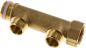 Preview: Verteilerrohre mit Außen- und Innengewinde, 2 Abgänge, Messing, PN 10