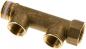 Preview: Verteilerrohre mit Außen- und Innengewinde, 2 Abgänge, Messing, PN 10