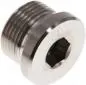 Preview: Verschlussschraube Edelstahl 1.4571, G-Gewinde (Zoll), Elastomerdichtung, bis 400 bar
