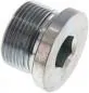 Preview: Verschlussschraube Stahl verzinkt, metrisch, Elastomerdichtung, bis 400 bar