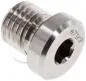 Preview: Verschlussschraube Edelstahl 1.4571, metrisch, Elastomerdichtung, bis 400 bar