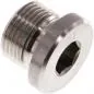 Preview: Verschlussschraube Edelstahl 1.4571, metrisch, Elastomerdichtung, bis 400 bar
