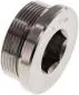 Preview: Verschlussschraube Edelstahl 1.4571, metrisch, Elastomerdichtung, bis 400 bar