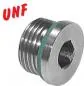 Preview: Hochdruck-Verschlussschraube V4A, UNF-Gewinde (SAE), O-Ring-Dichtung, bis 630 bar