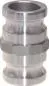 Preview: Kamlok-Verbinder Aluminium Typ DD Adapter Blindstecker