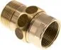 Preview: Verschraubung aus Messing, Innengewinde und Außengewinde, konisch dichtend, bis 16 bar, alle Größen