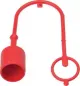 Preview: Staubschutzkappe Hydraulikkupplung ISO 7241-1 B – Rot (Muffe/Stecker)