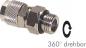 Preview: Gerade Drehverschraubungen zylindrisches Gewinde 360° drehbar Messing vernickelt, alle Größen von www.pneumatikshop-online.de