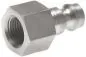 Preview: Kupplungsstecker mit Innengewinde, NW 5, Stahl gehärtet & vernickelt, Stecker, Kupplung, Standard, alle Größen Preview: Kupplungsstecker mit Innengewinde, NW 5, Stahl gehärtet & vernickelt, Stecker, Kupplung, Standard, alle Größen