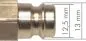 Preview: Kupplungsdosen Edelstahl 1.4305, gerade Schlauchtülle MIT ENTRIEGELUNG, DN 9 (13 mm Zapfen), Temperierkupplung, GSP, kompatibel zu Hasco,alle Größen,Parker, Hydraulik, Mineralöl, Luft, Wasser, Schmieröl, Schlauch, Druckschlauch, Pneumatik