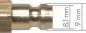 Preview: Kupplungsdosen Edelstahl 1.4305, 45° Winkel, Schlauchtülle MIT ENTRIEGELUNG, DN 6 (9 mm Zapfen), Temperierkupplung, GSP, kompatibel zu Hasco,alle Größen,Parker, Hydraulik, Mineralöl, Luft, Wasser, Schmieröl, Schlauch, Druckschlauch, Pneumatik