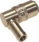 Preview: Kupplungsdosen Edelstahl 1.4305, 90° Winkel, Schlauchtülle MIT ENTRIEGLEUNG, DN 9 (13 mm Zapfen), Temperierkupplung, GSP, kompatibel zu Hasco,alle Größen,Parker, Hydraulik, Mineralöl, Luft, Wasser, Schmieröl, Schlauch, Druckschlauch, Pneumatik