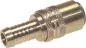 Preview: Kupplungsdosen Messing, gerade Schlauchtülle OHNE ENTRIEGELUNG, DN 9 (13 mm Zapfen), Temperierkupplung, GSP, kompatibel zu Hasco,alle Größen,Parker, Hydraulik, Mineralöl, Luft, Wasser, Schmieröl, Schlauch, Druckschlauch, Pneumatik