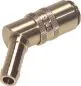 Preview: Kupplungsdosen Edelstahl 1.4305, 45° Winkel, Schlauchtülle MIT ENTRIEGELUNG, DN 6 (9 mm Zapfen), Temperierkupplung, GSP, kompatibel zu Hasco,alle Größen,Parker, Hydraulik, Mineralöl, Luft, Wasser, Schmieröl, Schlauch, Druckschlauch, Pneumatik