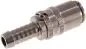 Preview: Kupplungsdosen Edelstahl 1.4305, gerade Schlauchtülle MIT ENTRIEGELUNG, DN 6 (9 mm Zapfen), Temperierkupplung, GSP, kompatibel zu Hasco,alle Größen,Parker, Hydraulik, Mineralöl, Luft, Wasser, Schmieröl, Schlauch, Druckschlauch, Pneumatik