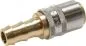 Preview: Kupplungsdosen Messing, gerade Schlauchtülle OHNE ENTRIEGELUNG, DN 9 (13 mm Zapfen), Temperierkupplung, GSP, kompatibel zu Hasco,alle Größen,Parker, Hydraulik, Mineralöl, Luft, Wasser, Schmieröl, Schlauch, Druckschlauch, Pneumatik