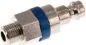 Preview: Kupplungsstecker mit Außengewinde, NW 5, Messing vernickelt, Stecker, Kupplung, alle Größen mit blauer Farbmarkierung Preview: Kupplungsstecker mit Außengewinde, NW 5, Messing vernickelt, Stecker, Kupplung, alle Größen mit blauer Farbmarkierung