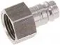 Preview: Kupplungsstecker mit Innengewinde, NW 10, Edelstahl 1.4305, alle Größen von www.pneumatikshop-online.de