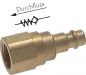Preview: Kupplungsstecker mit Innengewinde & Rückschlagventil, NW 7,2, Messing, alle Größen von www.pneumatikshop-online.de