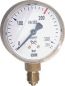 Preview: Schweißtechnikmanometer Ø 63 mm, Klasse 2.5, alle Größen