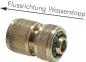 Preview: Kupplungsdosen mit Schlauchanschluss, Typ GARDENA, Messing