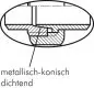 Preview: Doppelnippel Messing vernickelt trennbar mit Außengewinde - konisch dichtend, bis 16 bar, Nippel, Verschraubung, alle Größen