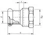 Preview: Übergangsmuffe mit Innenpressende & Innengewinde Edelstahl, Pressfittings, Verbinder, Preview: Übergangsmuffe mit Innenpressende & Innengewinde Edelstahl, Pressfittings, Verbinder,