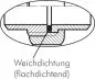 Preview: Verschraubungen mit Innengewinde - flach dichtend, Edelstahl 1.4408 bis 16 bar, Nippel, Verschraubung, alle Größen