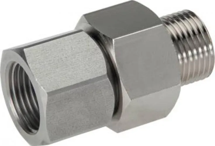 Hochdruck-Heißwasser-Drehgelenk Messing vernickelt, PN 275 bar, schwere Ausführung, alle Größen