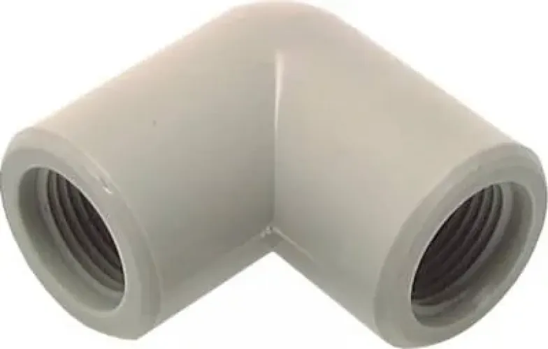 PP Winkel 90° mit Innengewinde, Polypropylen, PN 10, alle Größen
