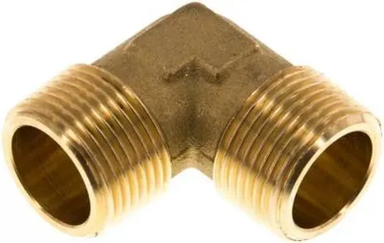 Winkel 90° Messing AG/AG, PN 16, alle Größen