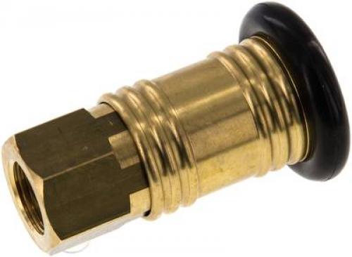 Kupplungsdosen mit Innengewinde, NW 12, Messing, alle Größen