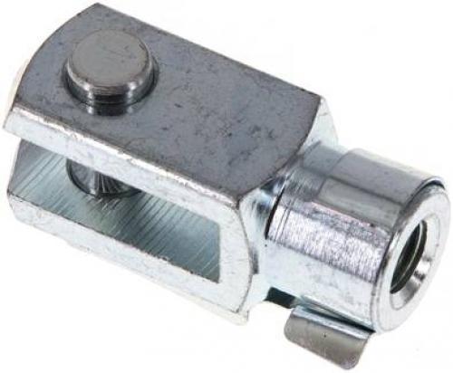 Gabelköpfe (IG) mit Bolzen aus Stahl verzinkt für ISO-Kompaktzylinder, alle Größen