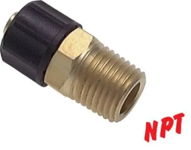 Gerade CK-Einschraubverschraubung NPT-Gewinde Messing (alle Größen)