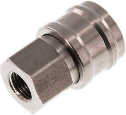 Kupplungsdosen mit Innengewinde, NW 7,2, Edelstahl 1.4305, alle Größen