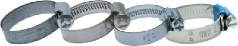 ABA Schlauchschellen – Schneckengewinde, DIN 3017-1, Stahl verzinkt, Bandbreite 12 mm, alle Größen