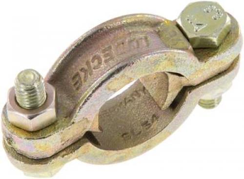 Schlauchklemmen – 2-teilig mit losen Zungen, Temperguss verzinkt, alle Größen