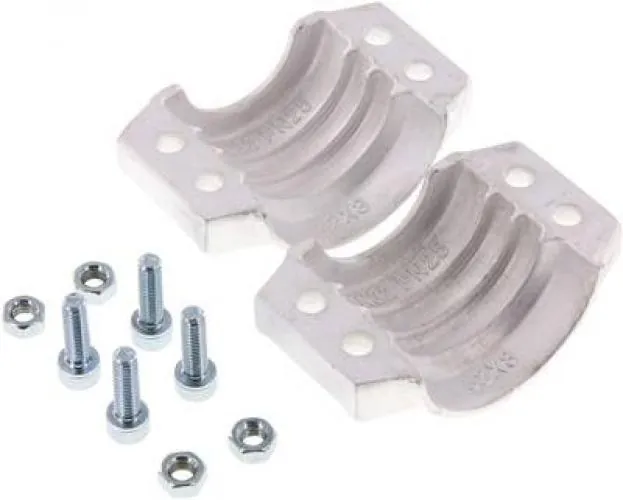 Klemmschalen 2-teilig Einbindeschalen Aluminium für Industrieschläuche