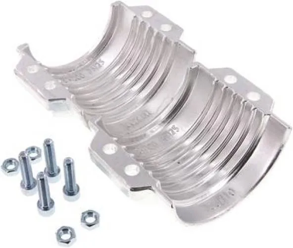 Klemmschalen 2-teilig Einbindeschalen Aluminium für Industrieschläuche