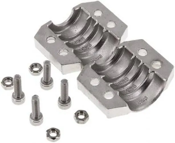 Klemmschalen 2-teilig Einbindeschalen Edelstahl 1.4401 V4A Industrieschläuche