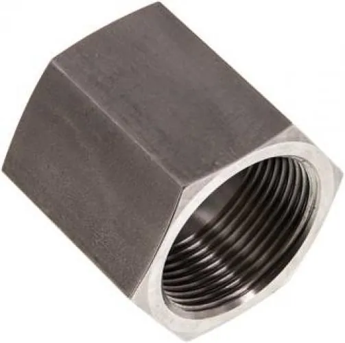 Muffe und Reduziermuffe aus Edelstahl 1.4571, Sechskant-Form, bis 40 bar, alle Größen