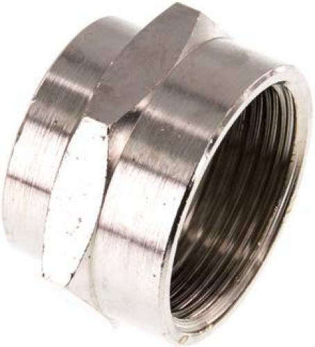 Muffen / Reduziermuffen Edelstahl 1.4571 - Sechskant bis 40 bar, alle Größen