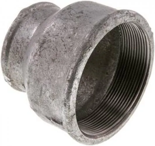 Muffe und Reduziermuffe aus Temperguss verzinkt, runde Ausführung, bis 25 bar, alle Größen