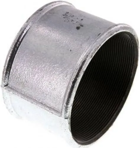 Muffe und Reduziermuffe aus Temperguss verzinkt, runde Ausführung, bis 25 bar, alle Größen