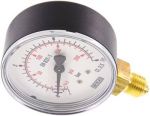 Vakuum-Manometer Ø 40, 50, 63 mm, Klasse 2.5, Gehäuse Kunststoff schwarz (KU/Ms)