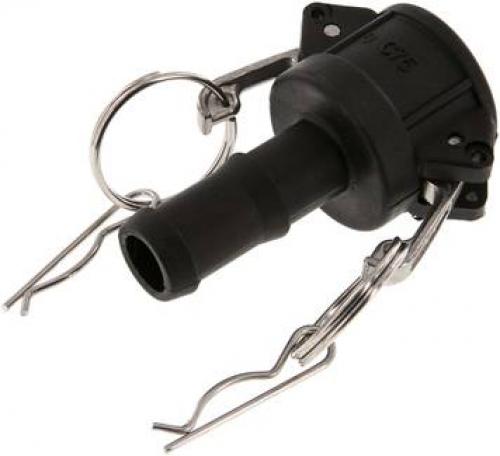 Schnellkupplungsdosen PP mit Schlauchtülle, Typ C, alle Größen