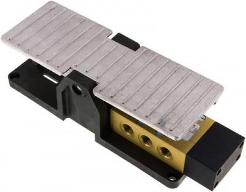 5/3-Wege Fußventile Typ Wippenventil – Federrückstellung oder Raste, entlüftet oder geschlossen, alle Typen