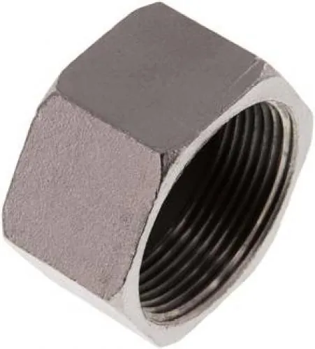 Edelstahl Verschlusskappe NPT-Gewinde 1.4408 (V4A), PN 16, US-Standard
